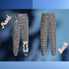 Full Perdu Unisex 3D Adult Joggers Sweatpants